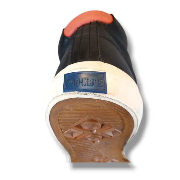 Pro Keds Sneaker Size 12 Black Red Leather Upper  Royal Plus Hi D-Ring Rare 2011 - Picture 10 of 16